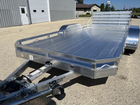 New 2027 Black Rhino Aluminum Low Profile LPT8116A-7K w/ Bi-Fold Gate(ATV / UTV / Side by Side) Utility Trailer