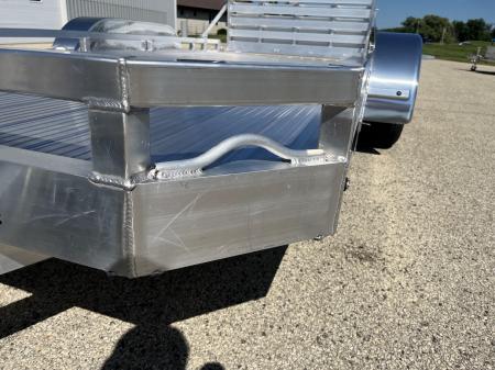 New 2027 Black Rhino Aluminum Low Profile LPT8116A-7K w/ Bi-Fold Gate(ATV / UTV / Side by Side) Utility Trailer