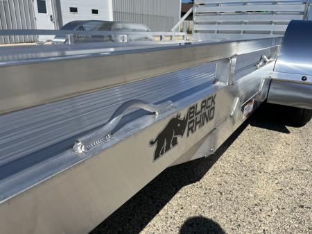 New 2027 Black Rhino Aluminum Low Profile LPT8116A-7K w/ Bi-Fold Gate(ATV / UTV / Side by Side) Utility Trailer