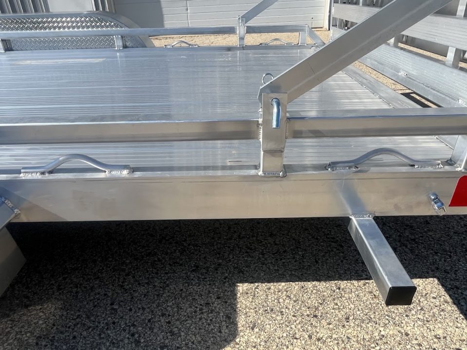 New 2027 Black Rhino Aluminum Low Profile LPT8118A-7K w/ Bi-Fold Gate (ATV / UTV / Side by Side) Utility Trailer