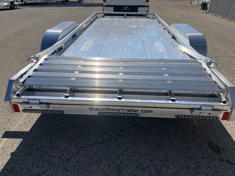 New 2027 Black Rhino Aluminum Low Profile LPT8118A-7K w/ Bi-Fold Gate (ATV / UTV / Side by Side) Utility Trailer