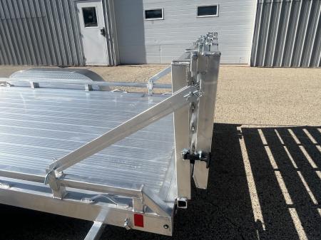New 2027 Black Rhino Aluminum Low Profile LPT8118A-7K w/ Bi-Fold Gate (ATV / UTV / Side by Side) Utility Trailer