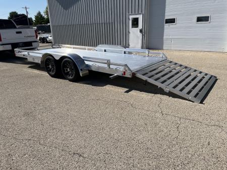New 2027 Black Rhino Aluminum Low Profile LPT8118A-7K w/ Bi-Fold Gate (ATV / UTV / Side by Side) Utility Trailer