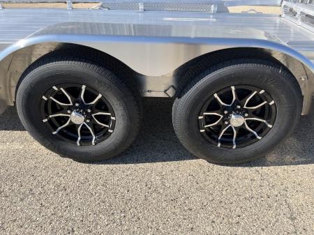 New 2027 Black Rhino Aluminum Low Profile LPT8118A-7K w/ Bi-Fold Gate (ATV / UTV / Side by Side) Utility Trailer
