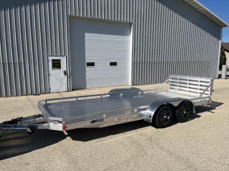 New 2027 Black Rhino Aluminum Low Profile LPT8118A-7K w/ Bi-Fold Gate (ATV / UTV / Side by Side) Utility Trailer