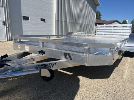 New 2027 Black Rhino Aluminum Low Profile LPT8118A-7K w/ Bi-Fold Gate (ATV / UTV / Side by Side) Utility Trailer