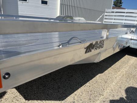 New 2027 Black Rhino Aluminum Low Profile LPT8118A-7K w/ Bi-Fold Gate (ATV / UTV / Side by Side) Utility Trailer
