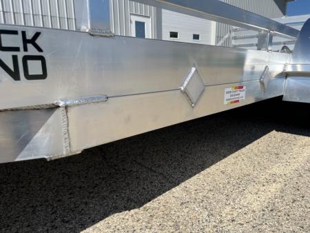 New 2027 Black Rhino Aluminum Low Profile LPT8118A-7K w/ Toolbox & Bi-Fold Gate (ATV / UTV / Side by Side) Utility Trailer