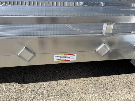 New 2027 Black Rhino Aluminum Low Profile LPT8118A-7K w/ Toolbox & Bi-Fold Gate (ATV / UTV / Side by Side) Utility Trailer