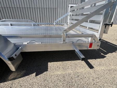 New 2027 Black Rhino Aluminum Low Profile LPT8118A-7K w/ Toolbox & Bi-Fold Gate (ATV / UTV / Side by Side) Utility Trailer