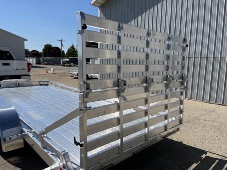 New 2027 Black Rhino Aluminum Low Profile LPT8118A-7K w/ Toolbox & Bi-Fold Gate (ATV / UTV / Side by Side) Utility Trailer