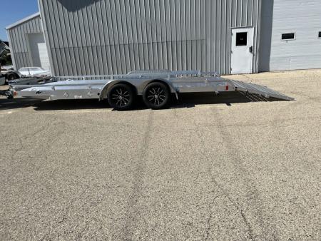 New 2027 Black Rhino Aluminum Low Profile LPT8118A-7K w/ Toolbox & Bi-Fold Gate (ATV / UTV / Side by Side) Utility Trailer