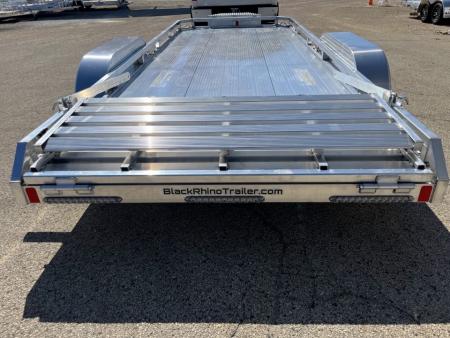 New 2027 Black Rhino Aluminum Low Profile LPT8118A-7K w/ Toolbox & Bi-Fold Gate (ATV / UTV / Side by Side) Utility Trailer