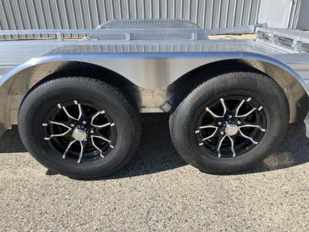 New 2027 Black Rhino Aluminum Low Profile LPT8118A-7K w/ Toolbox & Bi-Fold Gate (ATV / UTV / Side by Side) Utility Trailer