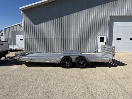 New 2027 Black Rhino Aluminum Low Profile LPT8118A-7K w/ Toolbox & Bi-Fold Gate (ATV / UTV / Side by Side) Utility Trailer