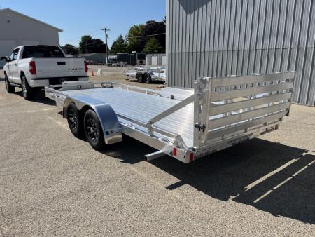 New 2027 Black Rhino Aluminum Low Profile LPT8118A-7K w/ Toolbox & Bi-Fold Gate (ATV / UTV / Side by Side) Utility Trailer