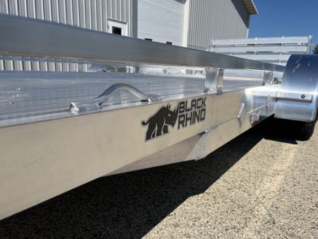 New 2027 Black Rhino Aluminum Low Profile LPT8118A-7K w/ Toolbox & Bi-Fold Gate (ATV / UTV / Side by Side) Utility Trailer