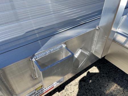 New 2027 Black Rhino Aluminum 81"x16' LST716A w/ Side Load Ramps & Bifold Gate (ATV / UTV / Side by Side) Utility Trailer