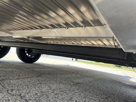 New 2027 Black Rhino Aluminum 81"x16' LST716A w/ Side Load Ramps & Bifold Gate (ATV / UTV / Side by Side) Utility Trailer