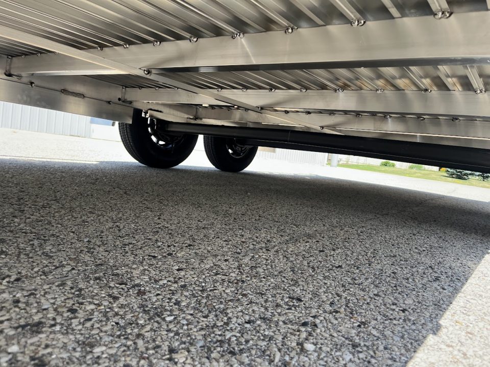 New 2027 Black Rhino Aluminum 81"x16' LST718A w/ Side Load Ramps, Toolbox & Bifold Gate (ATV / UTV / Side by Side) Utility Trailer