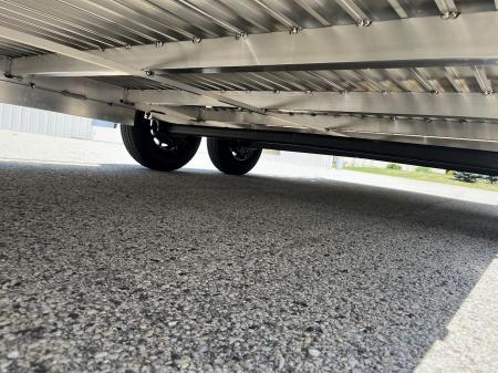 New 2027 Black Rhino Aluminum 81"x16' LST718A w/ Side Load Ramps, Toolbox & Bifold Gate (ATV / UTV / Side by Side) Utility Trailer