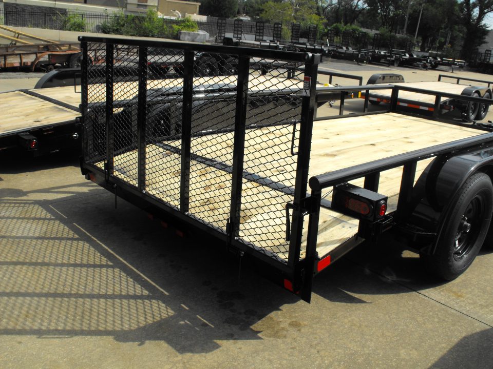 New Pipe rail Top Landscape Trailer 83 X 12+2'Dove 3'Gate7K
