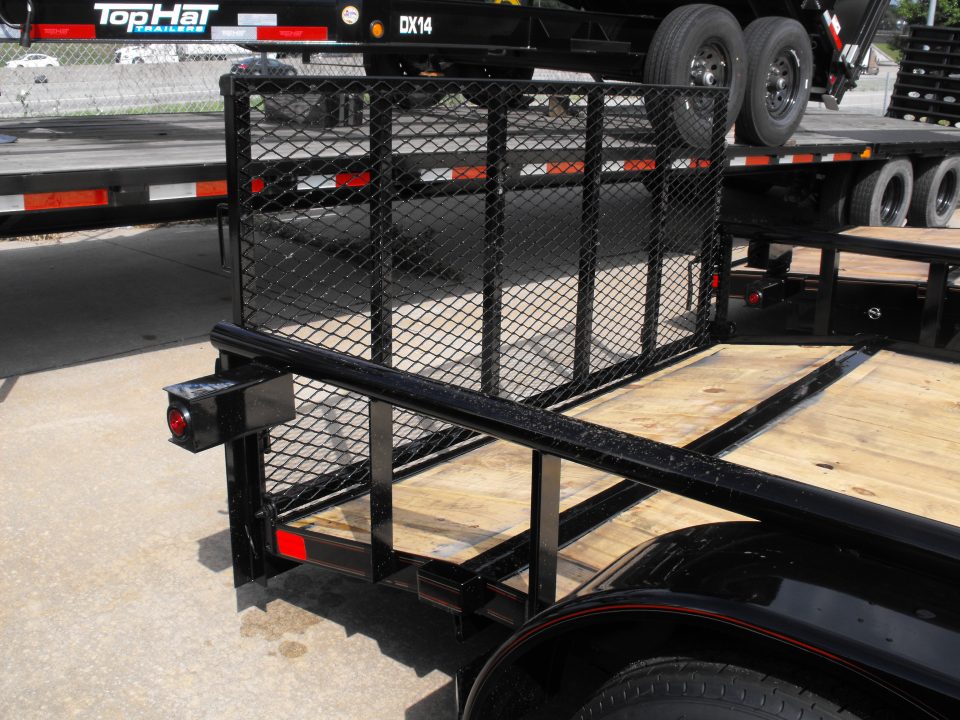 New Pipe rail Top Landscape Trailer 83 X 12+2'Dove 3'Gate7K
