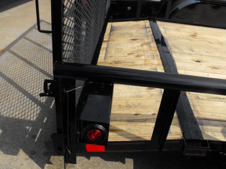 New Pipe rail Top Landscape Trailer 83 X 12+2'Dove 3'Gate7K