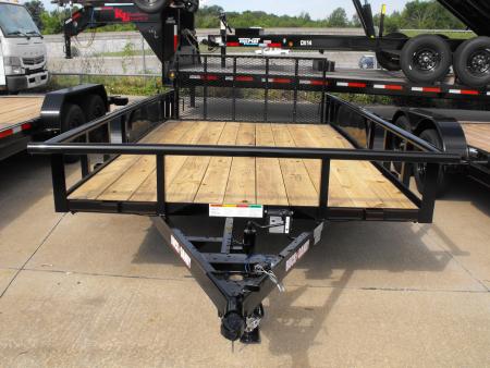New Pipe rail Top Landscape Trailer 83 X 12+2'Dove 3'Gate7K