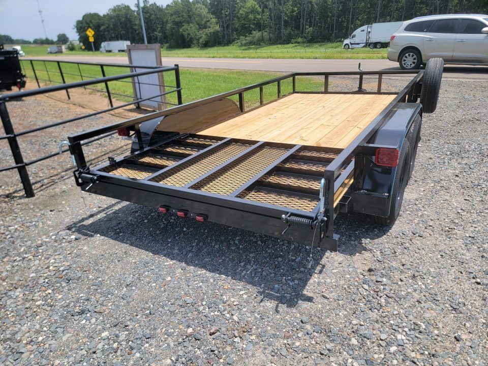 New 2026 Top Hat Trailers 14' x 77" LDX Tandem Axle Utility Trailer