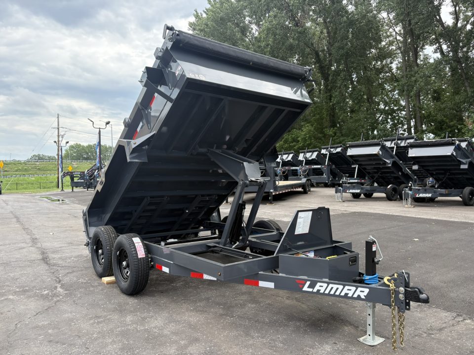 New 2026 Lamar Trailers 77"x12' DM-10k Dump Trailer