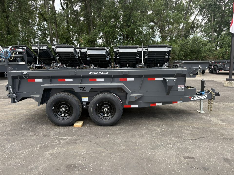 New 2026 Lamar Trailers 77"x12' DM-10k Dump Trailer