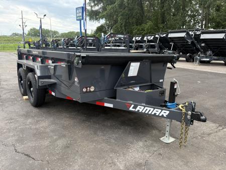 New 2026 Lamar Trailers 77"x12' DM-10k Dump Trailer