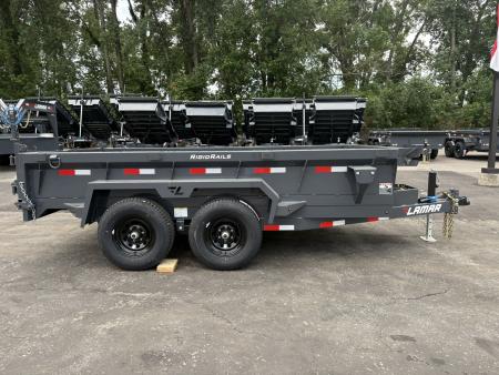 New 2026 Lamar Trailers 77"x12' DM-10k Dump Trailer