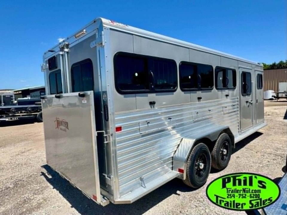 New 2026 Frontier Trailers 8 PEN LOW PRO ALUMINUM LIVESTOCK TRAILER Stock / Stock Combo Trailer