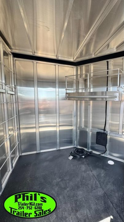 New 2026 Frontier Trailers 8 PEN LOW PRO ALUMINUM LIVESTOCK TRAILER Stock / Stock Combo Trailer