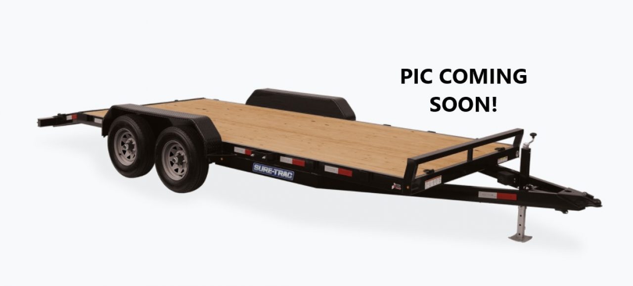 New 2026 Sure-Trac 7 x 18 (16+2) 7K C-Channel Car Hauler