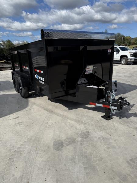 New 2027 BWISE 7x14 -14K Dump Trailer - Ramps - Tarp Kit - 7 GA Floor - 44  SIDES Dump Trailer