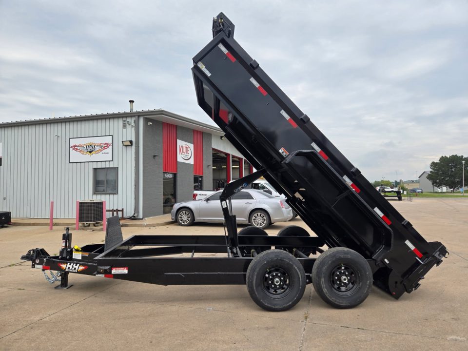 New 2026 H&H Trailers 83x14 Industrial 14K Scissor Dump Trailer