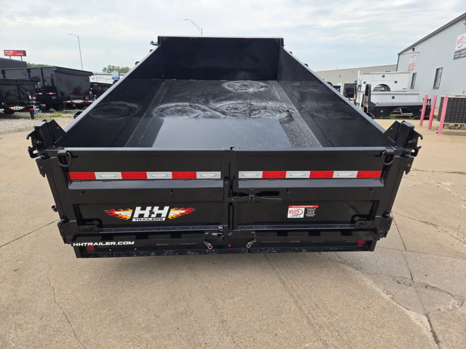 New 2026 H&H Trailers 83x14 Industrial 14K Scissor Dump Trailer