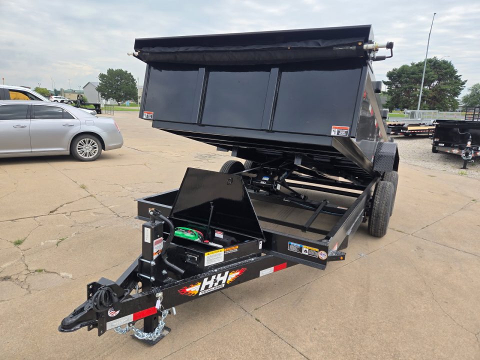 New 2026 H&H Trailers 83x14 Industrial 14K Scissor Dump Trailer