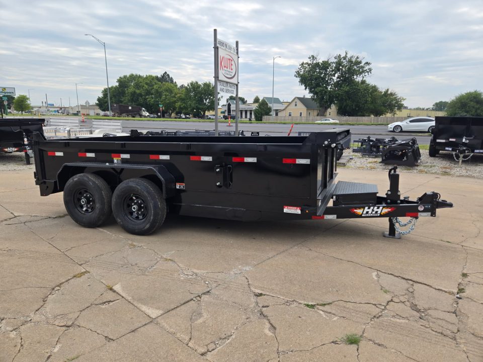 New 2026 H&H Trailers 83x14 Industrial 14K Scissor Dump Trailer