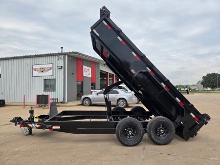 New 2026 H&H Trailers 83x14 Industrial 14K Scissor Dump Trailer