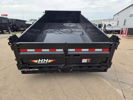 New 2026 H&H Trailers 83x14 Industrial 14K Scissor Dump Trailer
