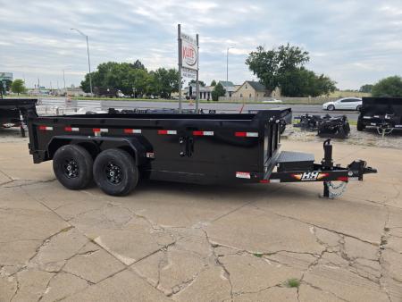 New 2026 H&H Trailers 83x14 Industrial 14K Scissor Dump Trailer