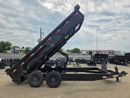 New 2027 H&H Trailers 83x16 Industrial 14K Scissor Dump Trailer