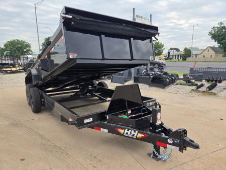 New 2027 H&H Trailers 83x16 Industrial 14K Scissor Dump Trailer