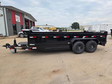 New 2027 H&H Trailers 83x16 Industrial 14K Scissor Dump Trailer