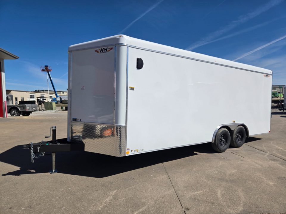 New 2027 H&H Trailers 8.5x20 HH Series Round Top V-Nose 10K Cargo / Enclosed Trailer