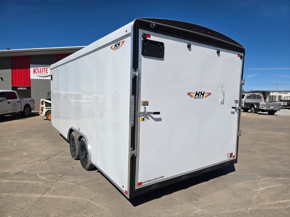 New 2027 H&H Trailers 8.5x20 HH Series Round Top V-Nose 10K Cargo / Enclosed Trailer